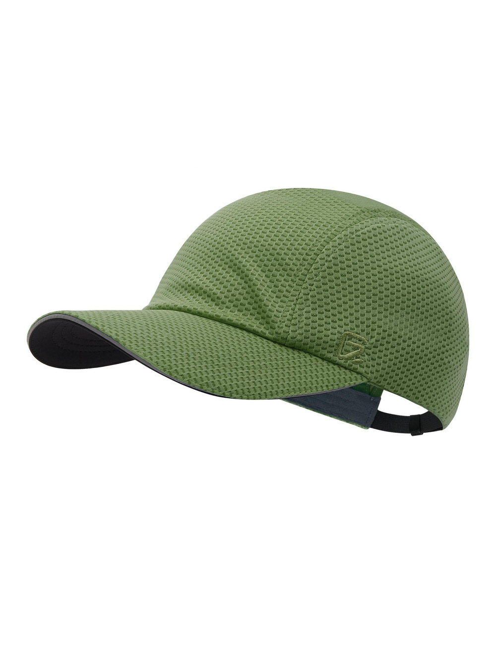 Women's Race Day Running Cap Performance Mesh | Dark Green | Size 6 5/8-7 1/2